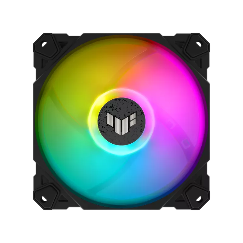 ASUS TUF Gaming TF120 ARGB Case Fan, Aura Sync Compatibility, 12cm Fan Black ASUS TUF Gaming TF120 ARGB Case Fan, Aura Sync Compatibility, 12cm Fan Black